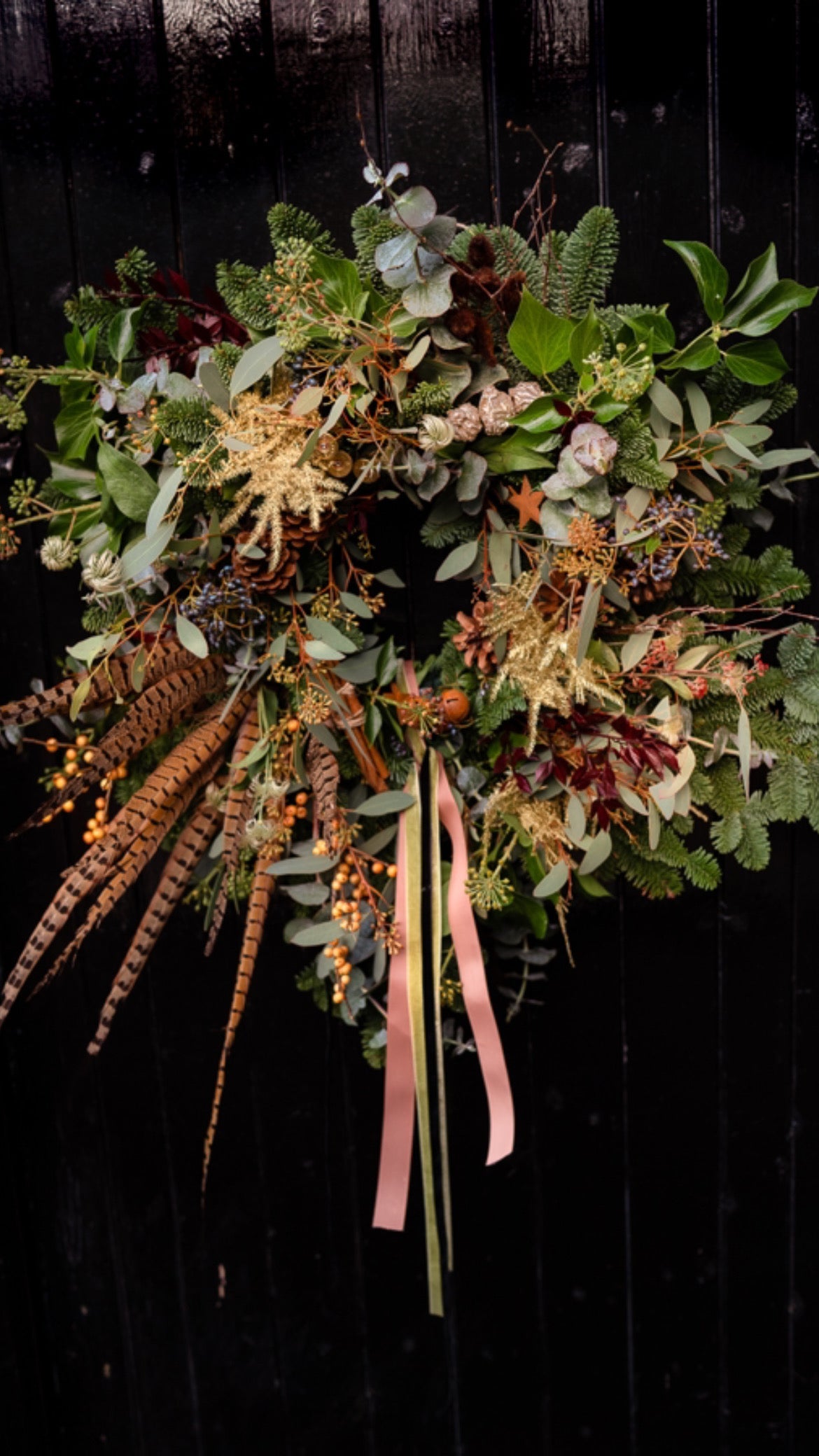 Winter wreath workshop at Magheramorne Estate Morning or afternoon sessions available Sunday 23rd November £90 total cost **(£30 non refundable deposit pp to book - balance of £60 payable on the day)** includes sweet treats tea coffee and light lunch